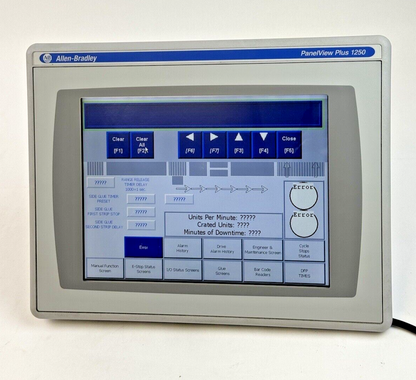 ALLEN-BRADLEY - 2711P-T12C4D8 SER. A - PANELVIEW PLUS 1250 ASSEMBLED TERMINAL