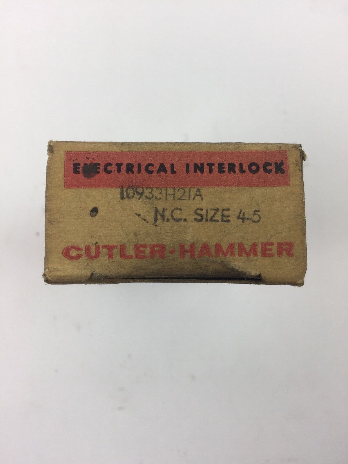 CUTLER HAMMER 10933H21A ELECTRICAL INTER LOCK FOR A-c MAGNETIC CONTACTOR/STARTER