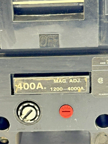 GE - TJJ436400 - CIRCUIT BREAKER W/ 400A TRIP, AUX, SHUNT - 400A, 600VAC, 3 POLE