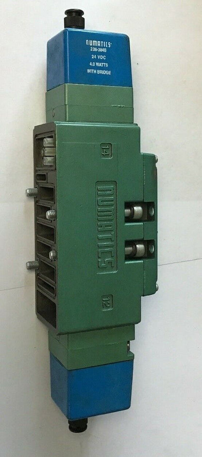 NUMATICS 123BB400MP00061 24VDC PNEUMATIC SOLENOID VALVE