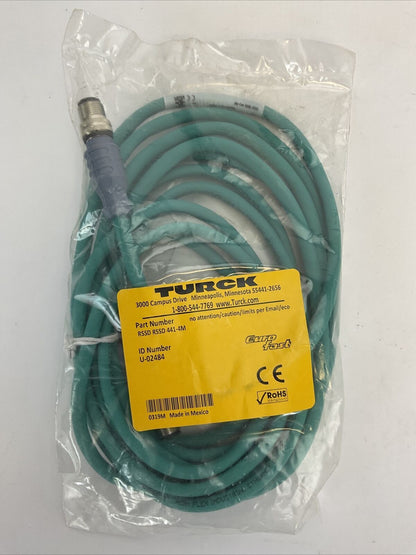 TURCK RSSD RSSD 411-4M EURO FAST CORDSET CABLE U-02484
