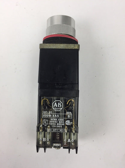 ALLEN BRADLEY 800MR-H33B KEY SELECTOR SWITCH
