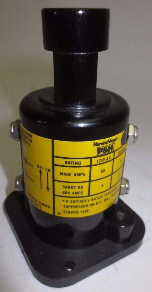 P&H HARNISHFEGER 100E 2397-2 SINGLE SPEED PUSH BUTTON - 100E2397-2