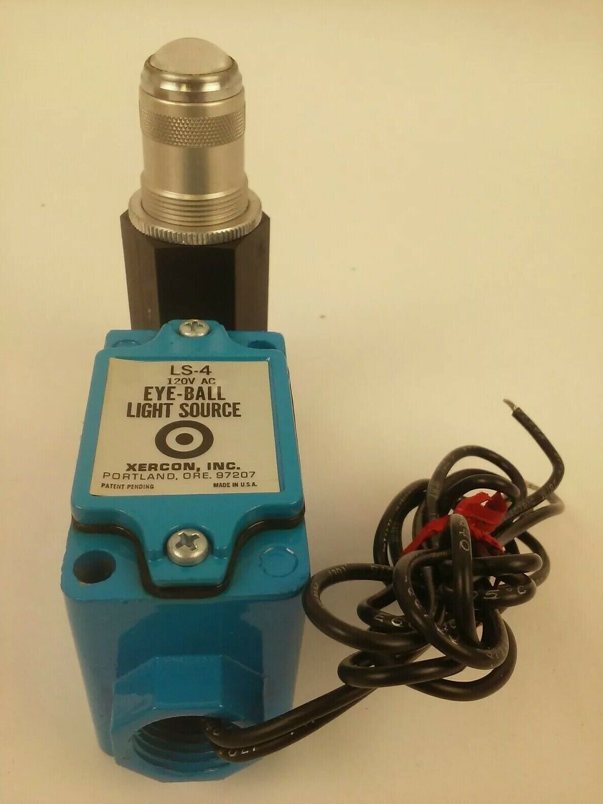 XERCON LS-4 EYE-BALL LIGHT SOURCE LIMIT SWITCH 120VAC, PHOTOELECTRIC CONTROLS