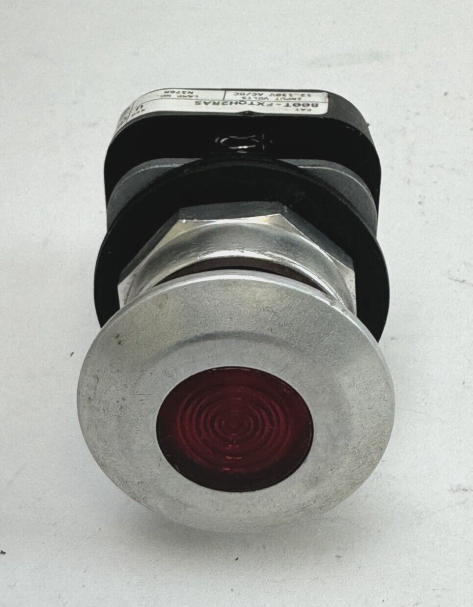 ALLEN-BRADLEY - 800T-FXTQH2RA5 SER. U - RED PUSH/PULL BUTTON *READ MISSING SCREW
