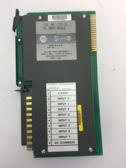 ALLEN BRADLEY 1771-IG TTL INPUT MODULE
