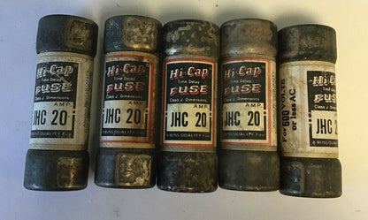 BUSS JHC 20 HI-CAP FUSE 600VAC TIME DELAY****LOTOF5****