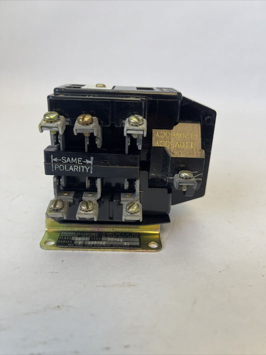 Square D 8501 DO-42 New A.C. Magnetic Relay Open Type Series B