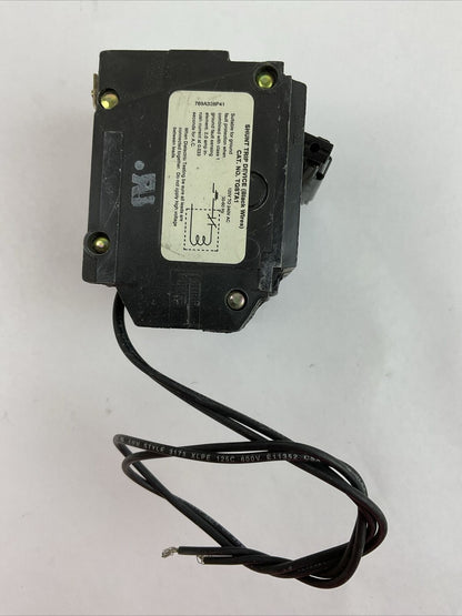 GE THQB220 CIRCUIT BREAKER 2POLE 20AMP 120/240VAC TQSTA1 SHUNT TRIP DEVICE