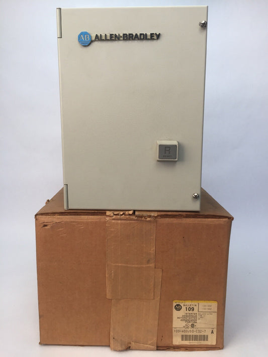 ALLEN BRADLEY 109-A30JD3-C32-7 TYPE 12 STARTER ENCLOSURE ONLY
