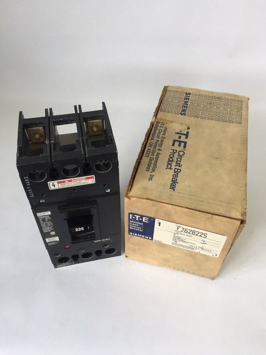 ITE SIEMENS FJ62B225 CIRCUIT BREAKER 600VAC 250VDC 225AMP 2POLE