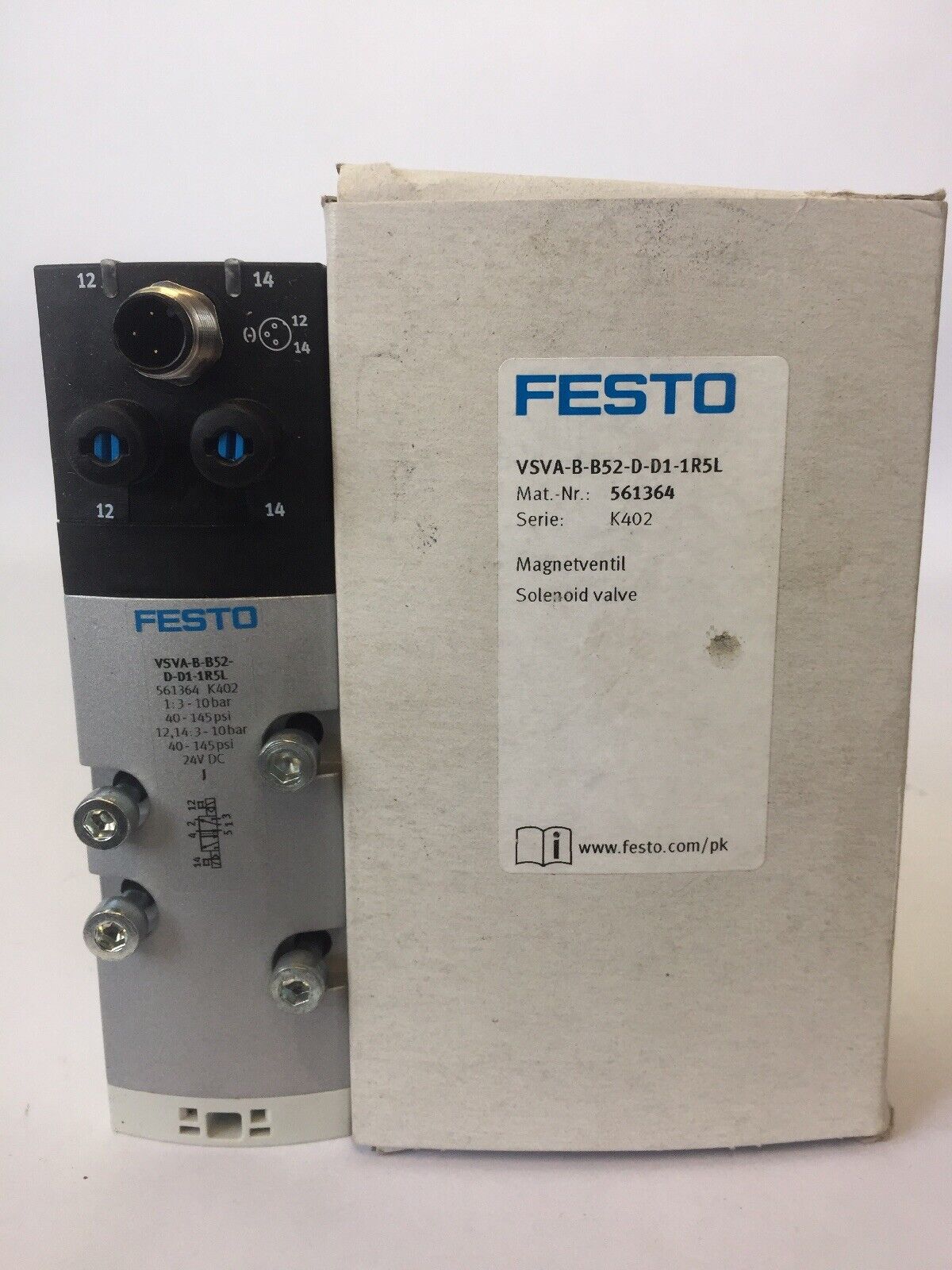 FESTO VSVA-B-B52-D-D1-1R5L SOLENOID VALVE