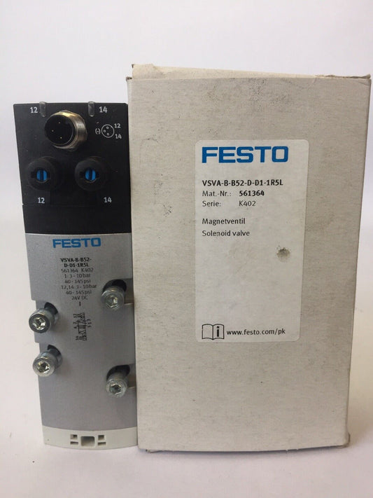 FESTO VSVA-B-B52-D-D1-1R5L SOLENOID VALVE