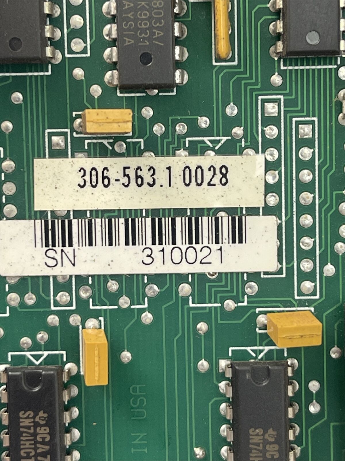 UNICO 306-563.1 0028 CIRCUIT BOARD