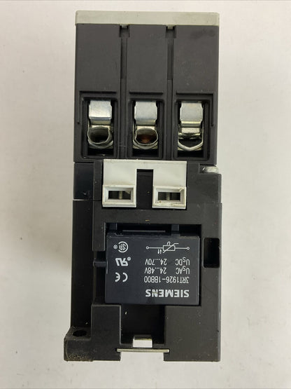 SIEMENS 3RT1035-1BB44 CONTACTOR 55A 600VAC 3PH 40HP COIL 24VDC
