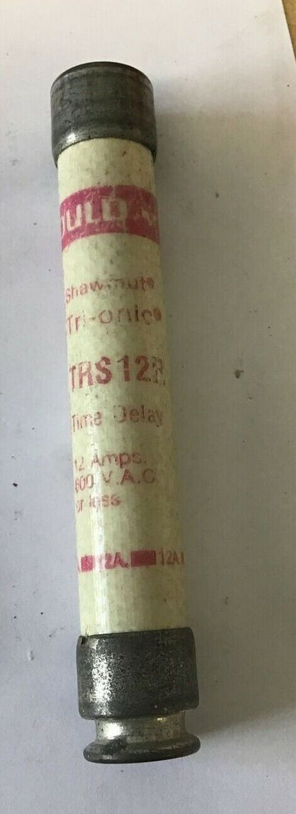 GOULD SHAWMUT TRS12R TRI-ONIC FUSE 12 600VAC TIME DELAY ***LOTOF5***