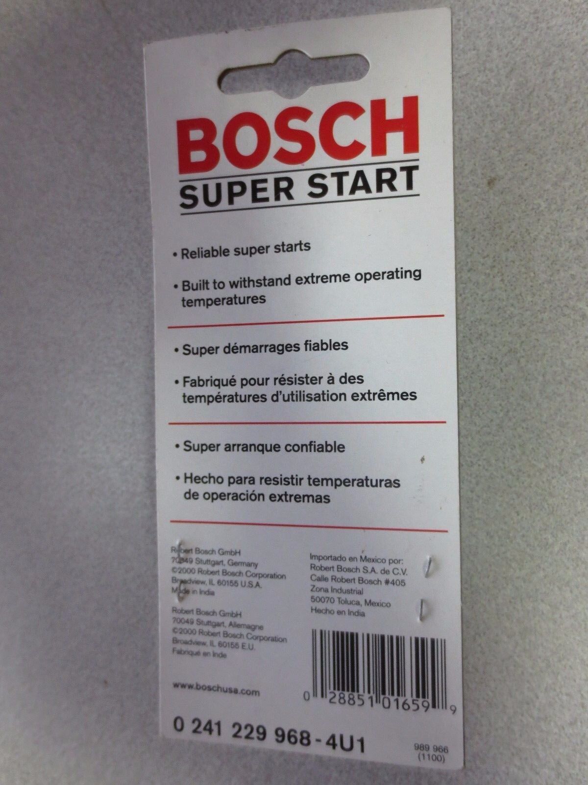 BOSCH 7809 SPARK PLUGS - NEW SURPLUS in ORIGINAL PACKAGING LAWN MOWER, CHAIN SAW