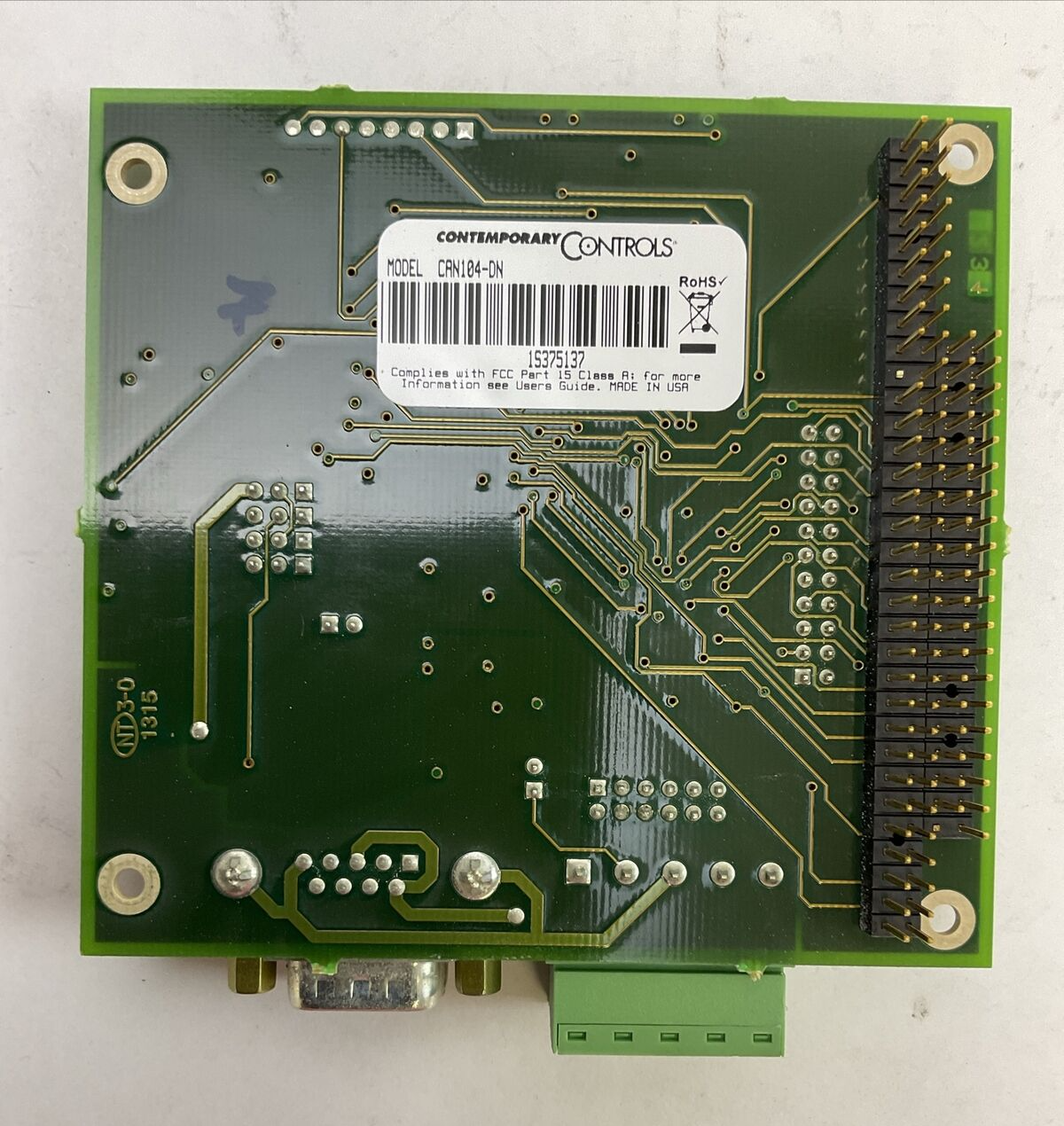 CONTEMPORARY CONTROLS CAN104-DN CIRCUIT BOARD