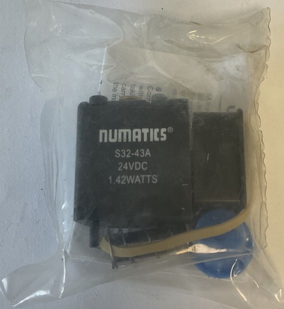 NUMATICS S32-43A SOLENOID COIL 24VDC 1.42WATTS