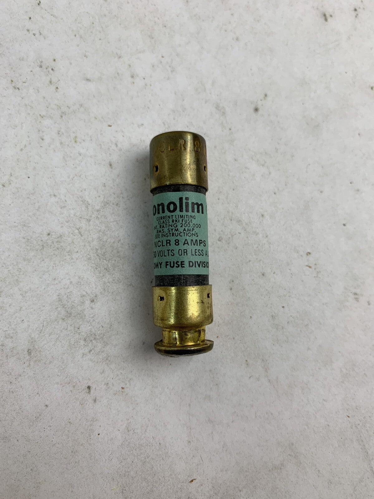 .Economy Fuse Econolim NCLR 8 8A 250V Fuse "Lot of 10"