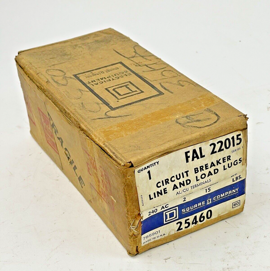 SQUARE D - FAL 22015 - CIRCUIT BREAKER - 15A/ 2 POLE/ 240 VAC
