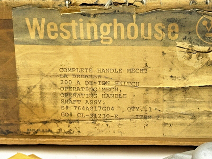WESTINGHOUSE - CL-31230-E - LA BREAKER 200A DE-ION SWITCH OPERATOR HANDLE