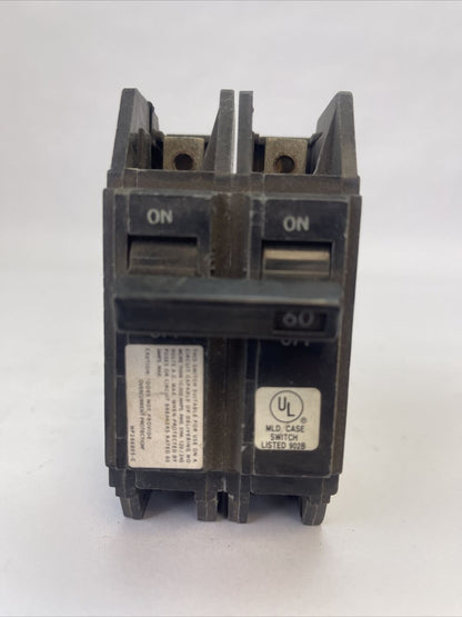 GE TQC21Y60 CIRCUIT BREAKER 120/240VAC 60AMP 2POLE