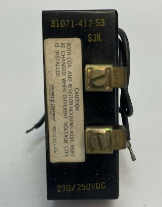 SQUARE D 31071-412-53 COIL 230/250VDC