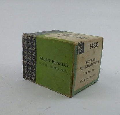 ALLEN BRADLEY Z-8336 RIGHT HAND N.O. AUX SWITCH, SIZE 4 & 5, NEW