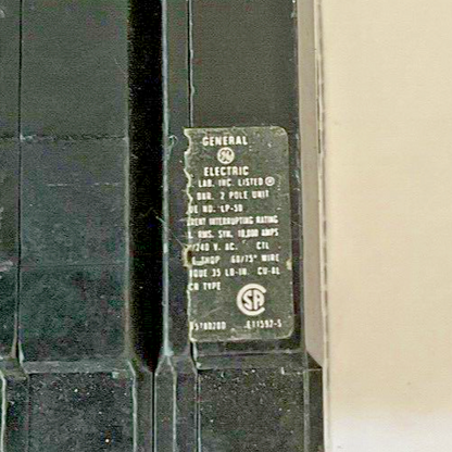 GENERAL ELECTRIC CTL 40A CIRCUIT BREAKER 2POLE 120/240VAC***LOTOF4***