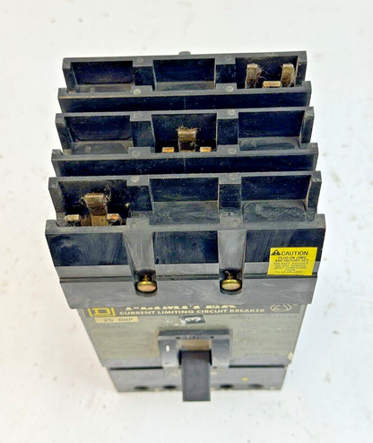 SQUARE D - IF36025 - I-LIMITER CIRCUIT BREAKER - 25 AMP, 3 POLE, 600 VAC