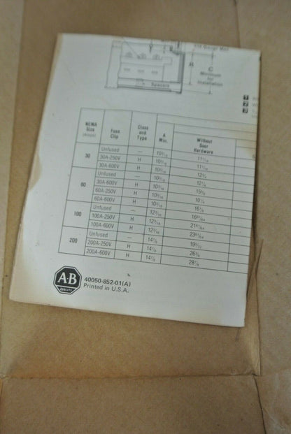 ALLEN-BRADLEY 1494F-L4 / DOOR HARDWARE KIT / TOP, SIDE & BOTTOM LATCHING