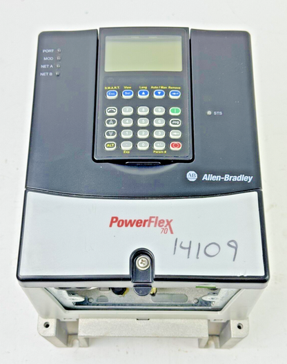 ALLEN-BRADLEY - 20AD8P0A3AYYNNC0 SER. A FW. 5.001 - POWERFLEX 70-480 VAC/3 PHASE