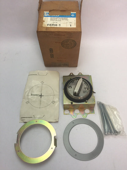 GOULD F6RH-1 ROTARY HANDLE ENCLOSURE MECHANISM FOR USE W/ GOULD/ITE F6 & HF6
