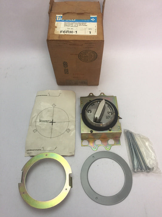 GOULD F6RH-1 ROTARY HANDLE ENCLOSURE MECHANISM FOR USE W/ GOULD/ITE F6 & HF6