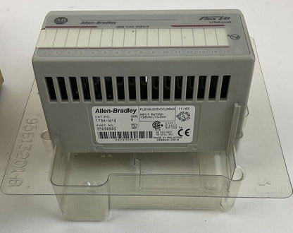 ALLEN BRADLEY 1794-IA16 INPUT MODULE SER.A 5VDC REV.A01 120VAC 20MA