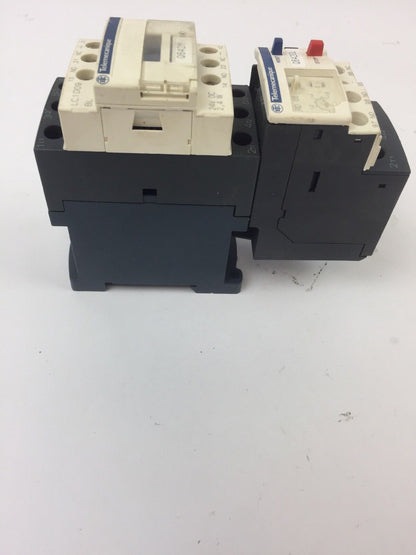 TELEMECANIQUE LC1D09BL CONTACTOR LRD06 OVERLOAD RELAY LAD4TBDL 24V