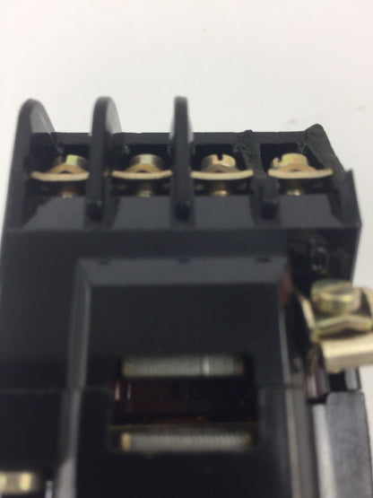 ALLIS-CHALMERS 3TA6840J CONTROL RELAY COIL 115 V 60 HZ *PLASTIC IS BROKEN OFF*