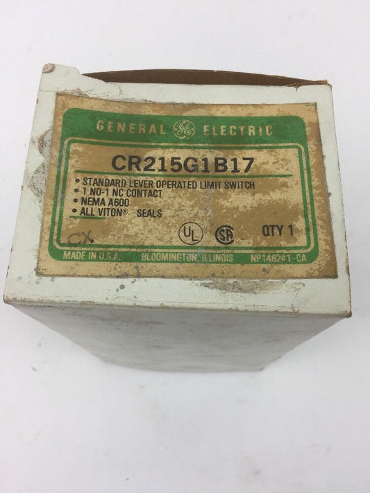 GE CR215G1B17 STANDARD LEVER OPERATED LIMIT SWITCH (CR215GFB & CR215GH17)