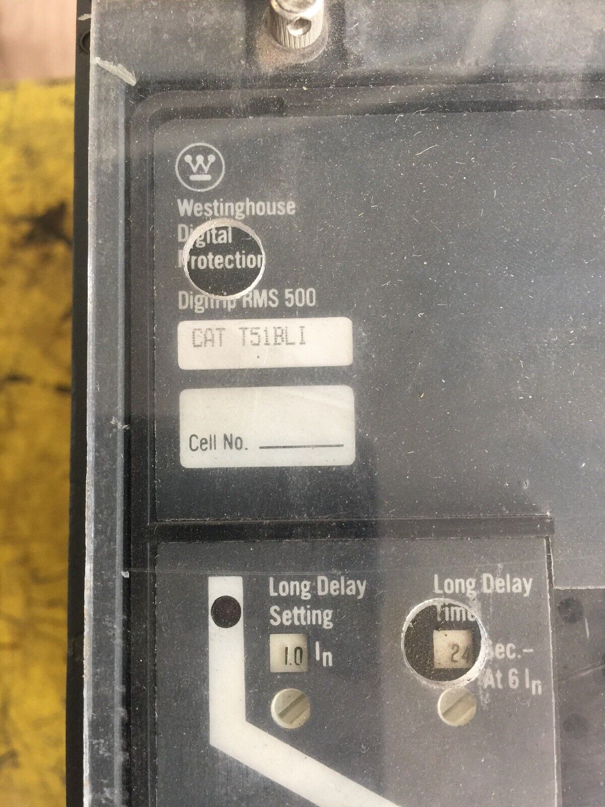 WESTINGHOUSE SPB100 POW-R BREAKER 2500 AMP? 4 POLE T51BLI DIGITRIP RMS 500