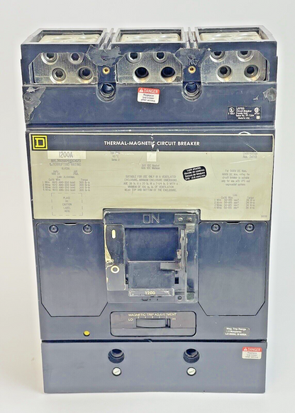 SQUARE D - MHL36120040DC1625 - CIRCUIT BREAKER - 1200 A, 600 VAC, 3 POLE