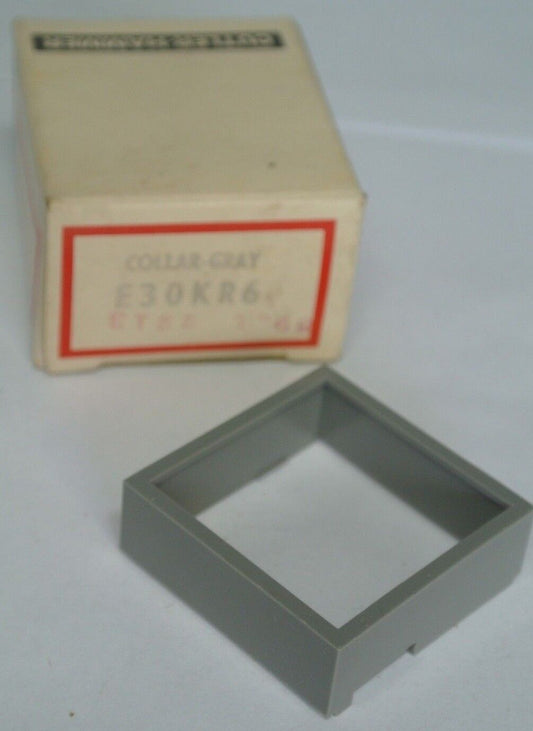 CUTLER-HAMMER E30KR6 COLLAR - for PUSHBUTTONS - GRAY - NEW SURPLUS