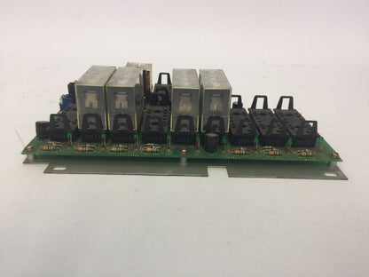 FANUC A20B-9002-0300/02A E STOP RELAY BOARD MISSING RELAYS