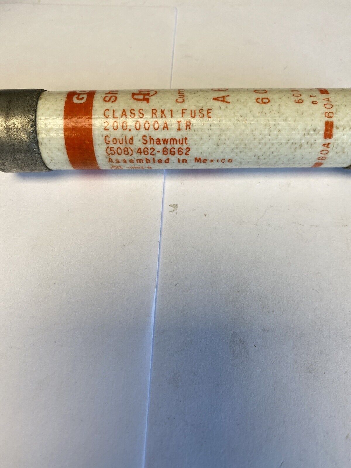Gould Shawmut Amp-trap A6K60R 60A 600V Fuse "Lot of 2"