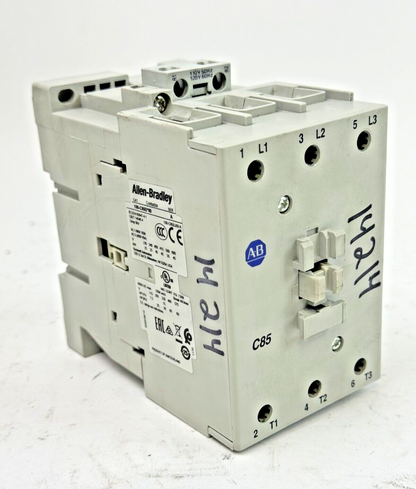 ALLEN-BRADLEY 100-C85D*00 SER. A CONTACTOR W 120 VDC COIL & 100-S CONTACT