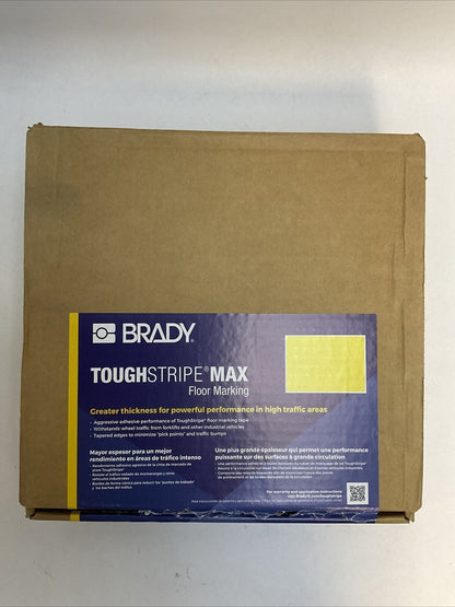 BRADY 149636 B-543 TOUGHSTRIP MAX FLOOR MARKING YELLOW 3" X 100'