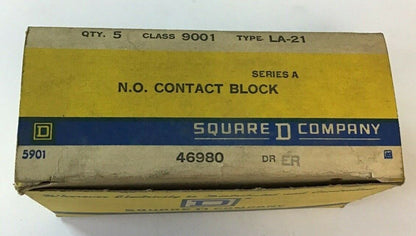 SQUARE D 9001 LA-21 CONTACT BLOCK SER.A ***LOTOF23***