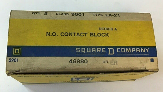 SQUARE D 9001 LA-21 CONTACT BLOCK SER.A ***LOTOF23***