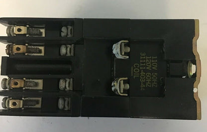 SQUARE D 8501 LO-80 AC MAGNETIC RELAY SER.A 120-60/110-50