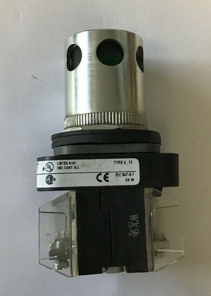 ALLEN BRADLEY 800T-QAH24GD1 , SERIES T, PUSH BUTTON GREEN, 24 VDC/AC